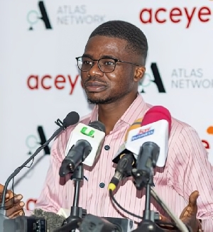 Emmanuel Acquah, co-founder at the Africa Centre for Entrepreneurship and Youth Empowerment (ACEYE)