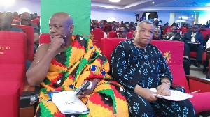 Togbe Afede XIV seated at the event
