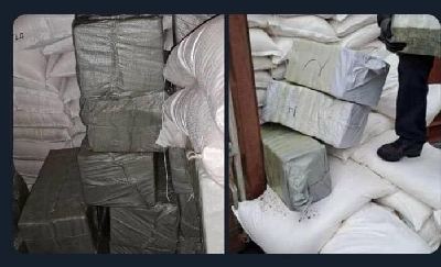 Cocaine seized by NACOC