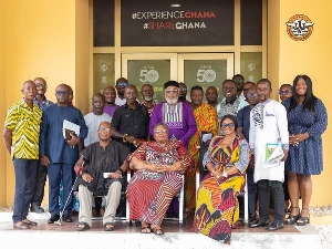 Members of the committee in a group photograph