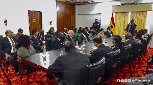 Dr Bawumia in a meeting with the Diplomatic Corp