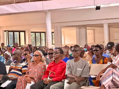 Beneficiaries of eye surgeries organised by Weija MP Jerry Shiab