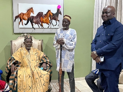 Agric Minister at the Japka Place in Damango