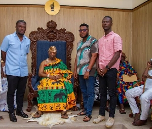 Jefrey Nortey  at Ga Mnaste palace