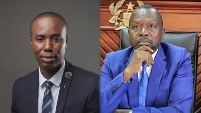 Kwabena Adu-Boahene and Dr Domonic Ayine