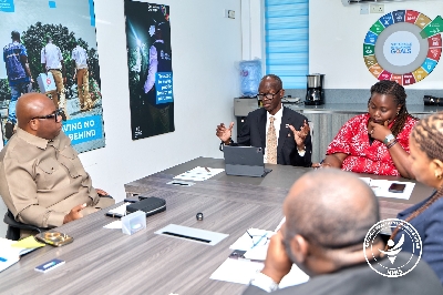 NHIA CEO engaging with WHO officials